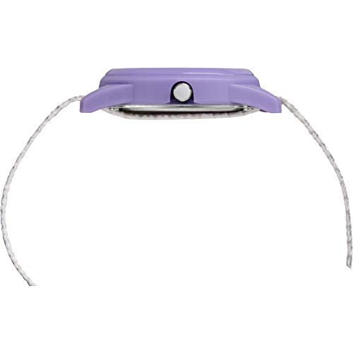 Timex Girls TW7C12200 Time Machines Purple/White Sport Elastic Fabric Strap Watch