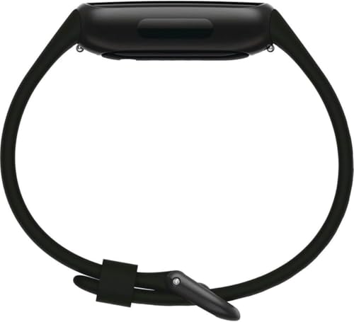 Fitbit Inspire 3 Health & Fitness Tracker with Stress Management, Workout Intensity, Sleep Tracking, 24/7 Heart Rate - 3-Month Google Health Premium Membership Included - Midnight Zen/Black