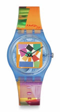 Swatch Gent Unisex Watch Casual Bioceramic Blue Quartz Waterproof Matisse's Snail