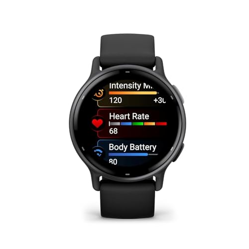 Garmin vívoactive 5, Health and Fitness GPS Smartwatch, AMOLED Display, Up to 11 Days of Battery (Renewed) (Slate)