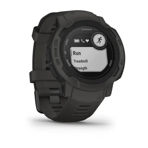 Garmin 010-02626-10 Instinct 2, Rugged Outdoor Watch with GPS, Built for All Elements, Multi-GNSS Support, Tracback Routing and More, graphite (Renewed)