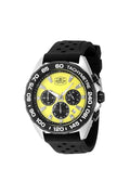 Invicta Men's Analog Quartz Watch with Silicone Strap 47770, Silver, Strap