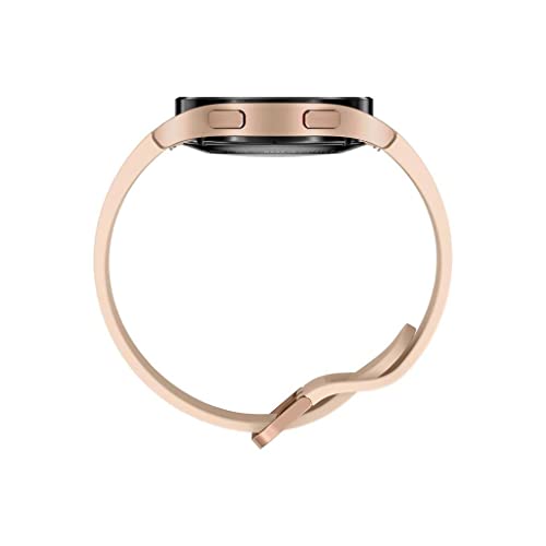 Samsung Galaxy Watch 4 40mm R865 Smartwatch Bluetooth WiFi + LTE with ECG Monitor Tracker for Health Fitness Running Sleep Cycles GPS Fall Detection - (Pink Gold) (Renewed)