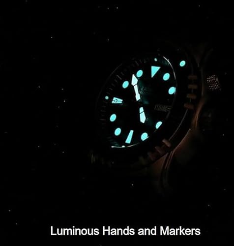 RATIO FreeDiver Helium-Safe Dive Watch Sapphire Crystal Automatic Diver Watch 1000M Water Resistant Diving Watch for Men (White)