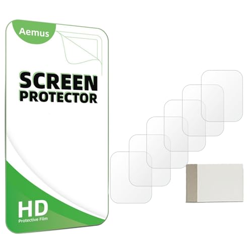 Aemus Screen Protector Compatible for QONBINK TG38 / K62 Smart Watch 1.85" (6 Pack) Clear TPU Soft Film Compatible for Jacoosa L70 Fitness Tracker