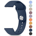 Meliya Bands Compatible with 20mm Watch Bands, Quick Release Soft Silicone Sport Replacement Strap for Smartwatch with 20mm Watch Lugs for Women Men