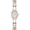 Bulova Ladies Quartz Classic, Two-Tone Stainless Steel Case & Silver-Tone Dial (Model: 98L332)
