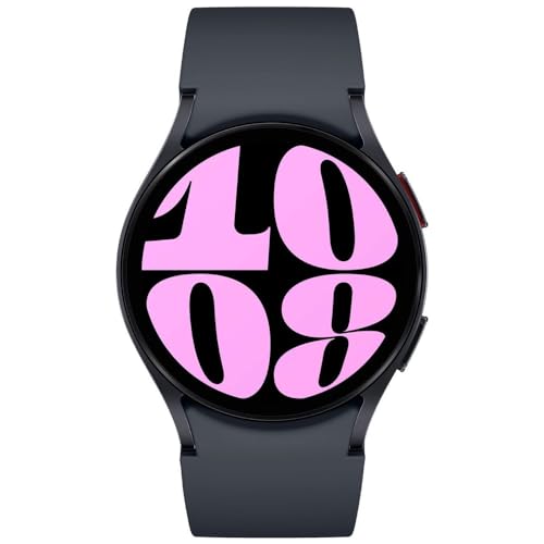 SAMSUNG Galaxy Watch 6 (40mm, WiFi + 4G LTE) 1.3" Super AMOLED Smartwatch GPS Bluetooth, Fully Unlocked w/Sleep Coaching, Water Resistant, BP Monitor R935U (w/Fast Charger Cube, Graphite) (Renewed)