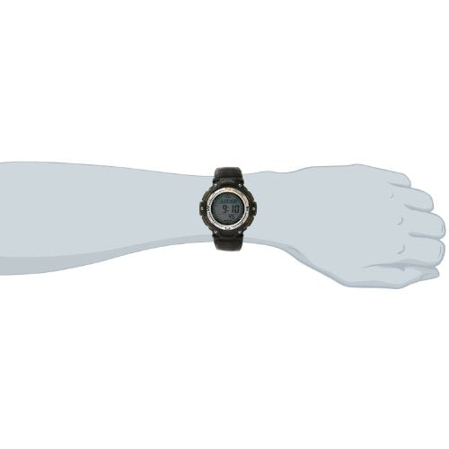 Casio SGW100 Series | Digital Watch & Compass | Green/Fabric Strap | 200M WR | 100 SEC Stopwatch | Twin Sensor for Direction & Temperature | Low Temp Resistant | Auto Calendar | Multi Alarm