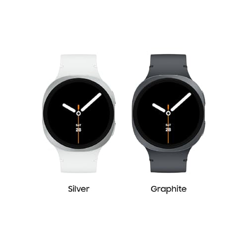 Samsung Galaxy Watch 8 (2025) 40mm Bluetooth Smartwatch, Cushion Design, Fitness Tracker, Sleep Coaching, Running Coach, Energy Score, Heart Rate Tracking, Graphite [US Version, 2 Yr Warranty]