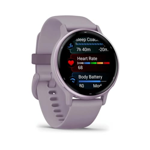 Garmin vívoactive 5, Health and Fitness GPS Smartwatch, AMOLED Display, Up to 11 Days of Battery, Orchid