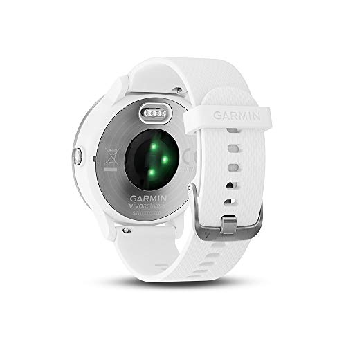 GARMIN - Smartwatch GARMIN Vivoactive 3 1,2' GPS Waterproof 5 ATM Glonass White Stainless steel (Renewed)