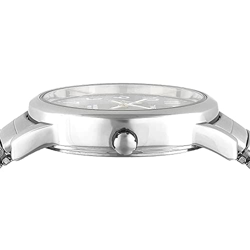Timex Men's Easy Reader 35mm Day-Date Watch – Silver-Tone Case Blue Dial with Silver-Tone Expansion Band