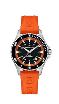 Hamilton Khaki Navy Scuba Automatic Men's Watch, 40mm Stainless Steel Case, Swiss Made, Black Dial Analog Wrist Watch for Men, 100m Waterproof, Sapphire Crystal, 3-Hand Movement, Rubber Strap