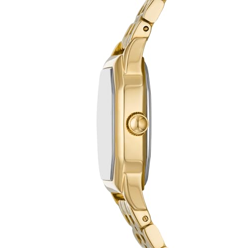 Fossil Women's Watch, Harlow Three-Hand Gold Stainless Steel Bracelet Watch for Women