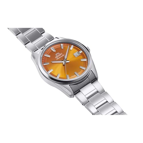 Orient Classic Stretto Date Automatic Orange Dial Watch RA-AC0R08Y30B