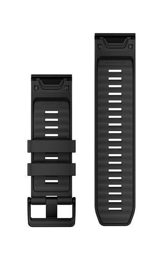 Garmin QuickFit, 26mm Black Silicone Band