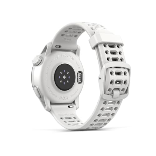 COROS PACE 3 GPS Sport Watch - Lightweight, Comfortable Running Watch, 17-Day Battery Life, Accurate GPS, Heart Rate Monitor, Navigation, Sleep Tracking - White Silicone