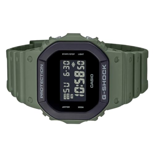 Casio DW5610UU-3 Men's Classic Urban Utility Green Resin Band Alarm Chronograph G Shock Watch