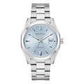 Bulova Surveyor Automatic Light Blue Dial Stainless Steel Bracelet Watch 39mm - 96B469