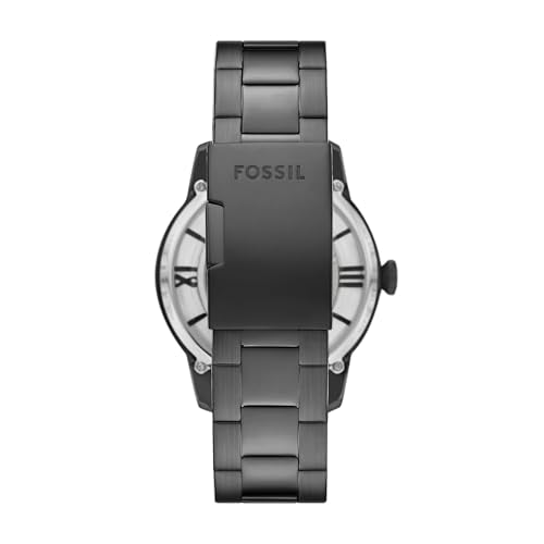 Fossil Men's Watch, Townsman Automatic Smoke Stainless Steel Watch for Men