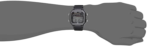 Casio WS-1600H Series | Digital Watch | Black | 90s Sport Design | Event Timer | 9 Preset Timers | World Time | 10-Year Battery | 100M Water Resistant | LED