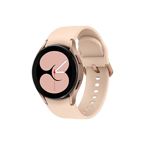 Samsung Galaxy Watch 4 40mm R865 Smartwatch Bluetooth WiFi + LTE with ECG Monitor Tracker for Health Fitness Running Sleep Cycles GPS Fall Detection - (Pink Gold) (Renewed)