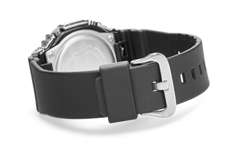 G-Shock Casio Metal Covered Octagonal Black Resin Band Watch GM2100-1A