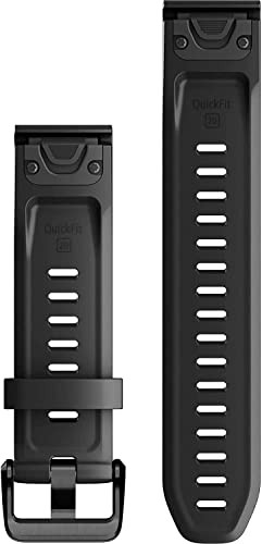 Garmin QuickFit 20 Black Silicone Band