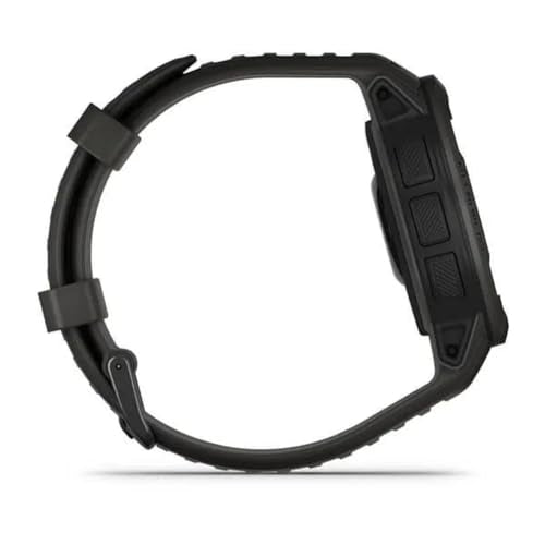 Garmin 010-02626-10 Instinct 2, Rugged Outdoor Watch with GPS, Built for All Elements, Multi-GNSS Support, Tracback Routing and More, graphite (Renewed)