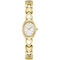 Bulova Ladies Quartz Classic, Gold-Tone Stainless Steel Case & Silver-Tone Dial (Model: 97L193)