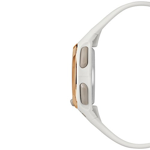 Timex Women's Ironman Triathlon Transit 33mm Resin Strap Watch – Rose Gold Top-Ring & White Resin Strap