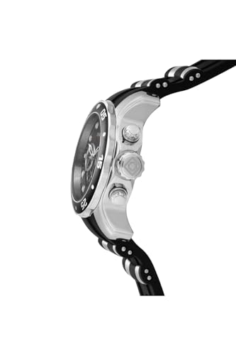 Invicta Men's 6977 Pro Diver Collection Stainless Steel Watch, Blue Dial Black Polyurethane Watch