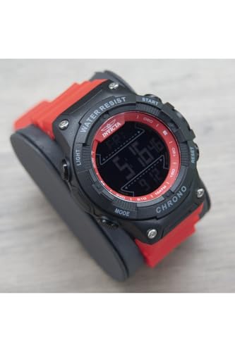 Invicta Invicta Racing Men 52mm Plastic Black Black dial Electronic Digital