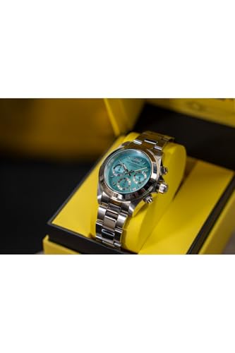 Invicta Speedway Men 39.5mm Stainless Steel Steel Tiffany Blue dial VD53B-14 Quartz