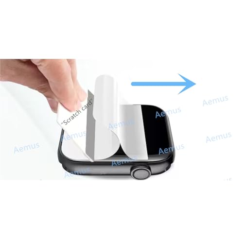 Aemus Screen Protector For IDW13 / IDW15 / IDW19 Smart Watch 1.8" (6 PACK) Full Coverage Clear TPU Film Compatible for aeac/Fitpolo/Quican SmartWatch