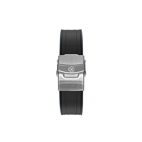 StrapXPro (SX1A) 22mm Watch Bands Men's Rubber Watch Strap Replacement for New Seiko 5 Sports SRPD, GMT Series, New SKX & SKX007 Series , Curved End Watchband for SKX007, SKX009，SRPD51, SRPD53, SRPD55K1, SRPD59K1, SSK017, SSK019, etc.