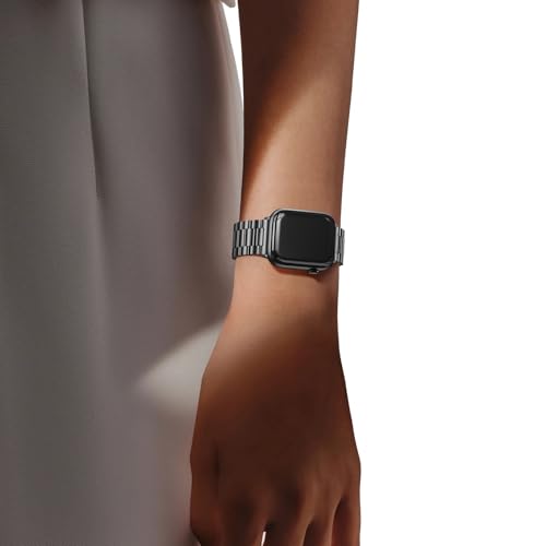 EPULY Metal Band Compatible with Apple Watch Bands for Men 49mm 46mm 45mm 44mm 42mm 41mm 40mm 38mm, Business Stainless Steel Strap for iWatch Bands Series 11 10 9 8 7 6 5 4 3 2 1, SE3 2 1, Ultra3 2 1