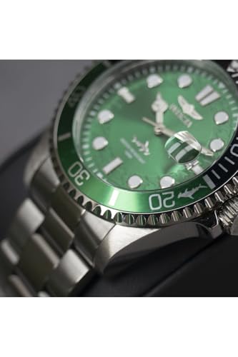 Invicta Pro Diver Men 43mm Stainless Steel Steel Green dial PC32 Quartz
