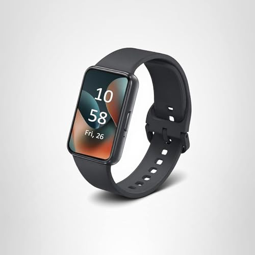 SAMSUNG Galaxy FIT 3 [2024] 1.6" AMOLED Display | 14 Days Battery Life | 100+ Watchfaces | 100+ Exercise Modes | International Model - (Gray)