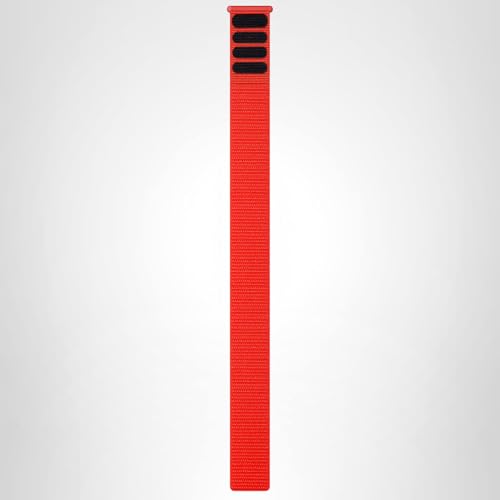 Garmin UltraFit Nylon Strap (22 mm) - Flame Red