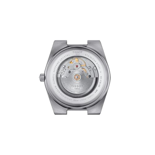 Tissot PRX Powermatic 80 316L Stainless Steel case, Swiss Automatic Watch for Men & Women, Ice Blue Dial, Stainless Steel, (T1374071135100)