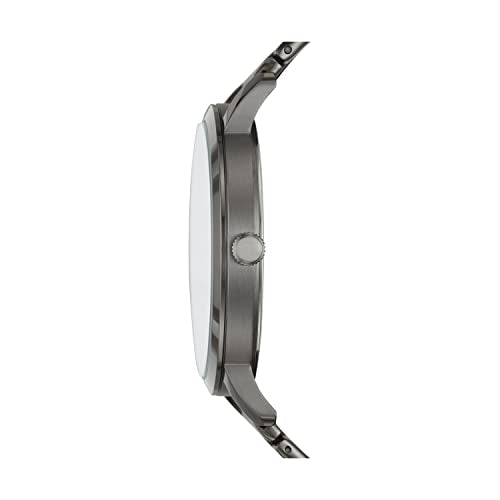 Lux Luther Three-Hand Smoke Stainless Steel Watch