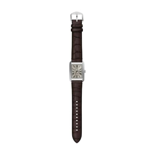 Fossil Carraway Automatic Beige Dial Watch ME3272
