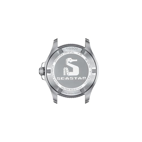 Tissot Unisex Tissot Seastar 1000 36mm 316L Stainless Steel case Quartz Watch, Grey, Stainless Steel, 18 (T1202101101100)