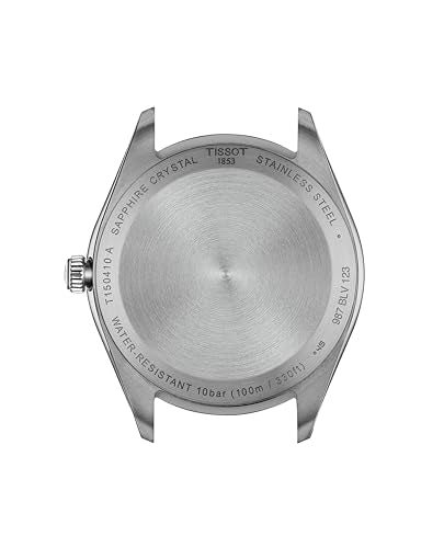 Tissot Mens PR 100 316L Stainless Steel case Quartz Watches, Grey, Stainless Steel, 20 (T1504101109100)