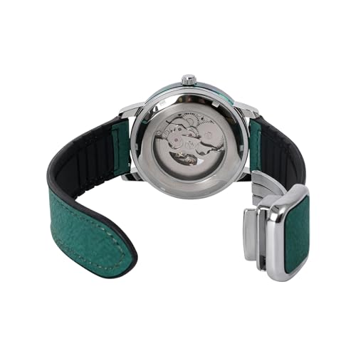 M.O.T Selection Automatic Watch - 39mm, Unisex, Open Heart Dial, Automatic Movement, Stainless Caseback, 3ATM Water Resistant – Ministry of Time (Green)