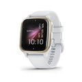 Garmin Venu® Sq 2 GPS Smartwatch, All-Day Health Monitoring, Long-Lasting Battery Life, AMOLED Display, Cream Gold and White (Renewed)