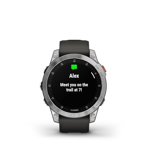 Garmin epix Gen 2, Premium Active smartwatch, Touchscreen AMOLED Display, Adventure Watch with Advanced Features, Slate Steel (Renewed)
