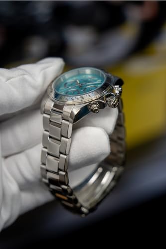 Invicta Speedway Men 39.5mm Stainless Steel Steel Tiffany Blue dial VD53B-14 Quartz